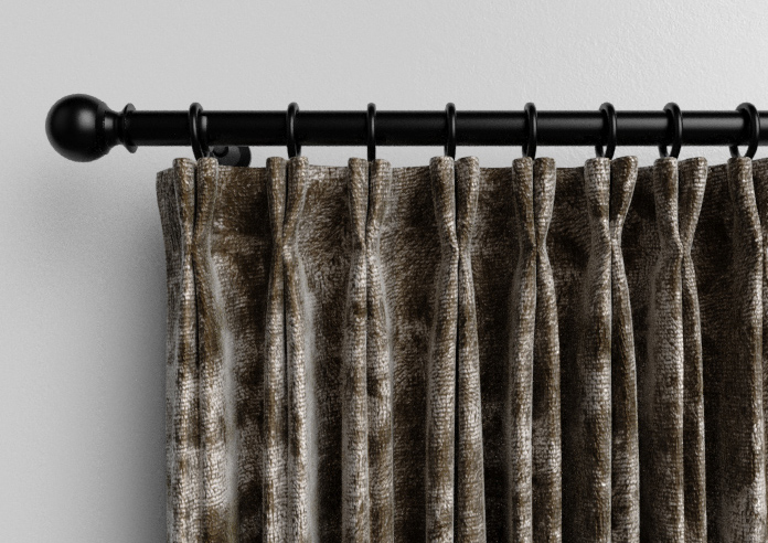 Cyrus Crushed Velvet, Latte - Made to Measure Curtains - Image 10